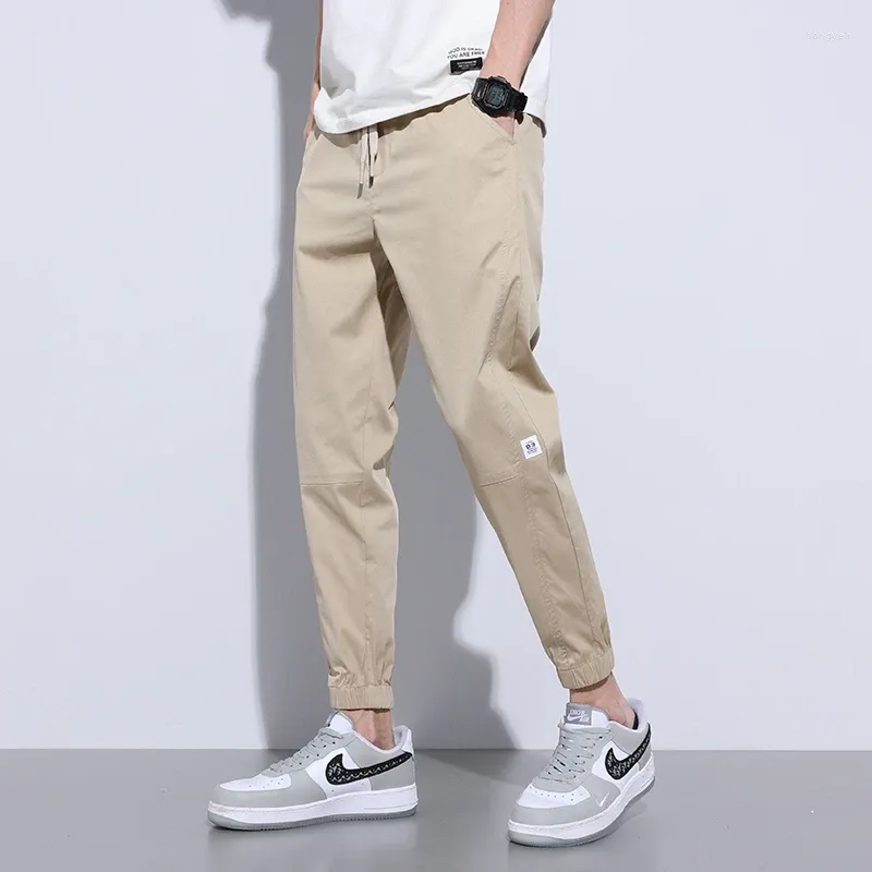Pantaloni da uomo larghi sportivi per uomo perfetti pantaloni casual stile coreano primavera e autunno estate 2024