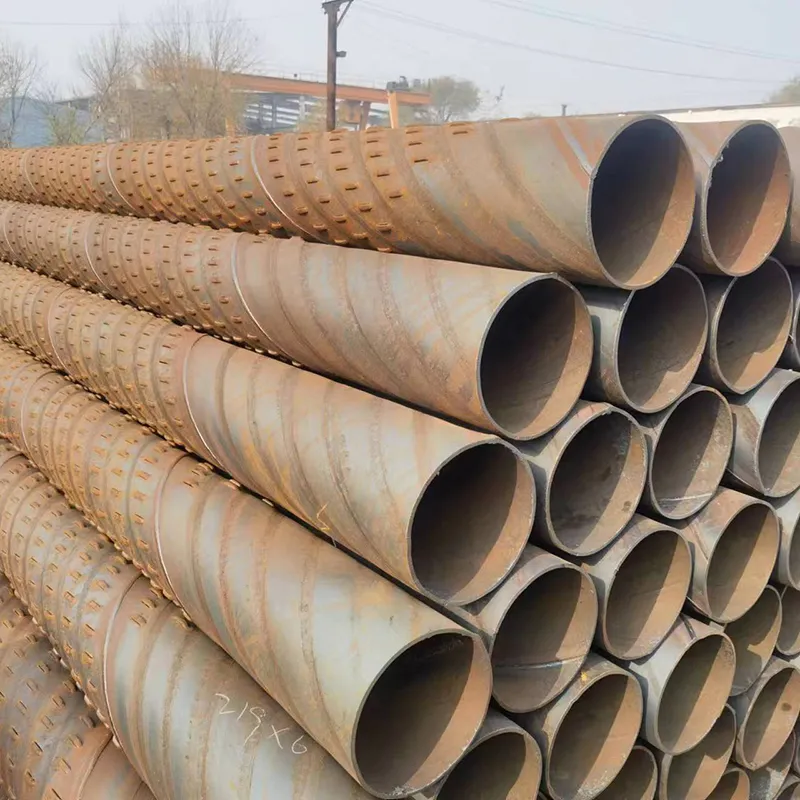 Large diameter spiral steel pipe for bridge filter water pipe