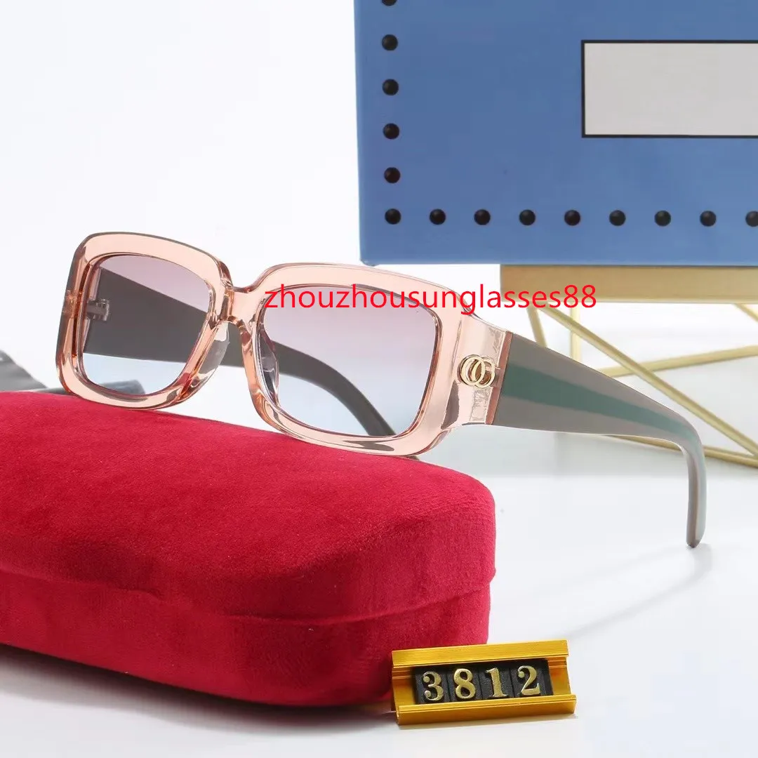 Sunglasses Classic Full Frame For Mens Woman beautiful Designer GG Sun Glasses Biggie Sunglass Womens Luxury Fashion Eyewear Hip Hop Eyeglasses3812