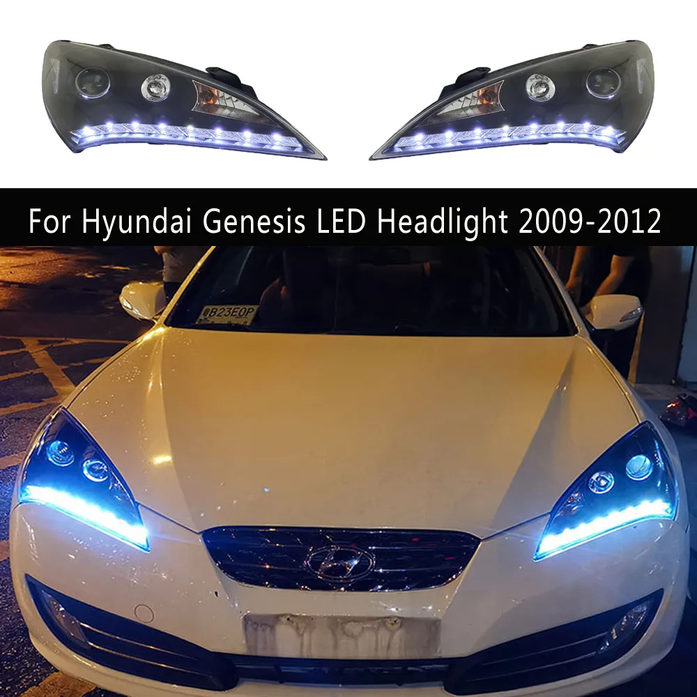 DHgate.com:Hyundai Genesis Coupe LED Daytime Running Lights & Turn ...