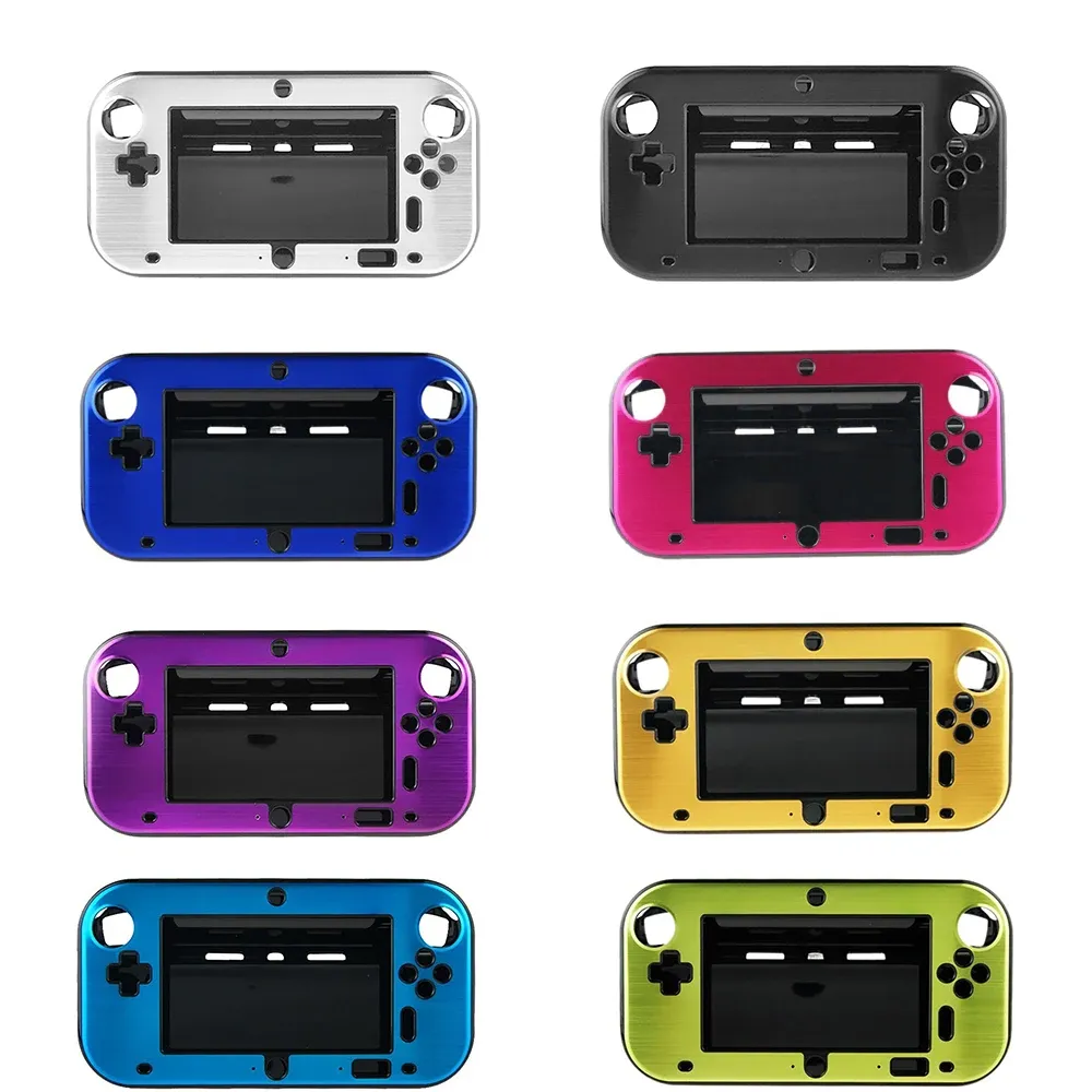 Étuis OSTENT antichoc dur en aluminium boîte en métal housse coque pour Nintendo Wii U manette de jeu contrôleur boîtier coque accessoires