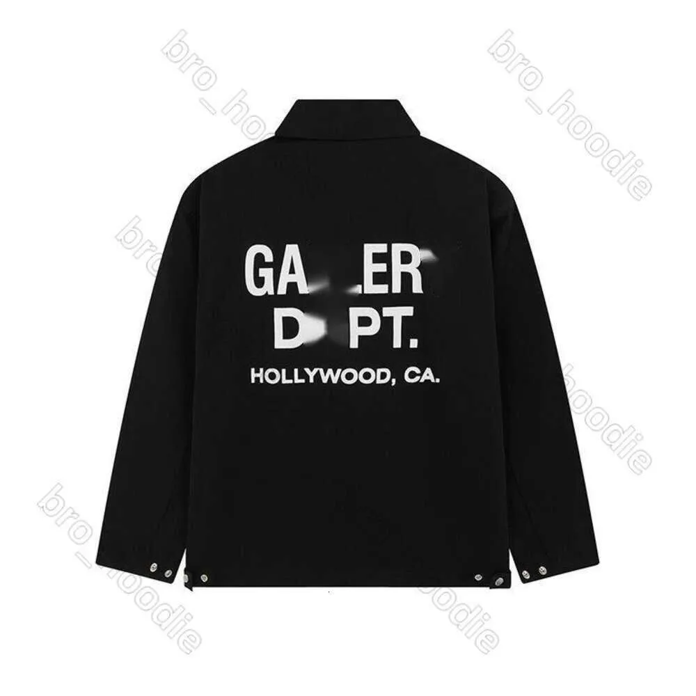 Galary Dept Bluet Mens Designer Galery Dept Hoodie Płaszcz Fashion Fashion Letter Letter Druku