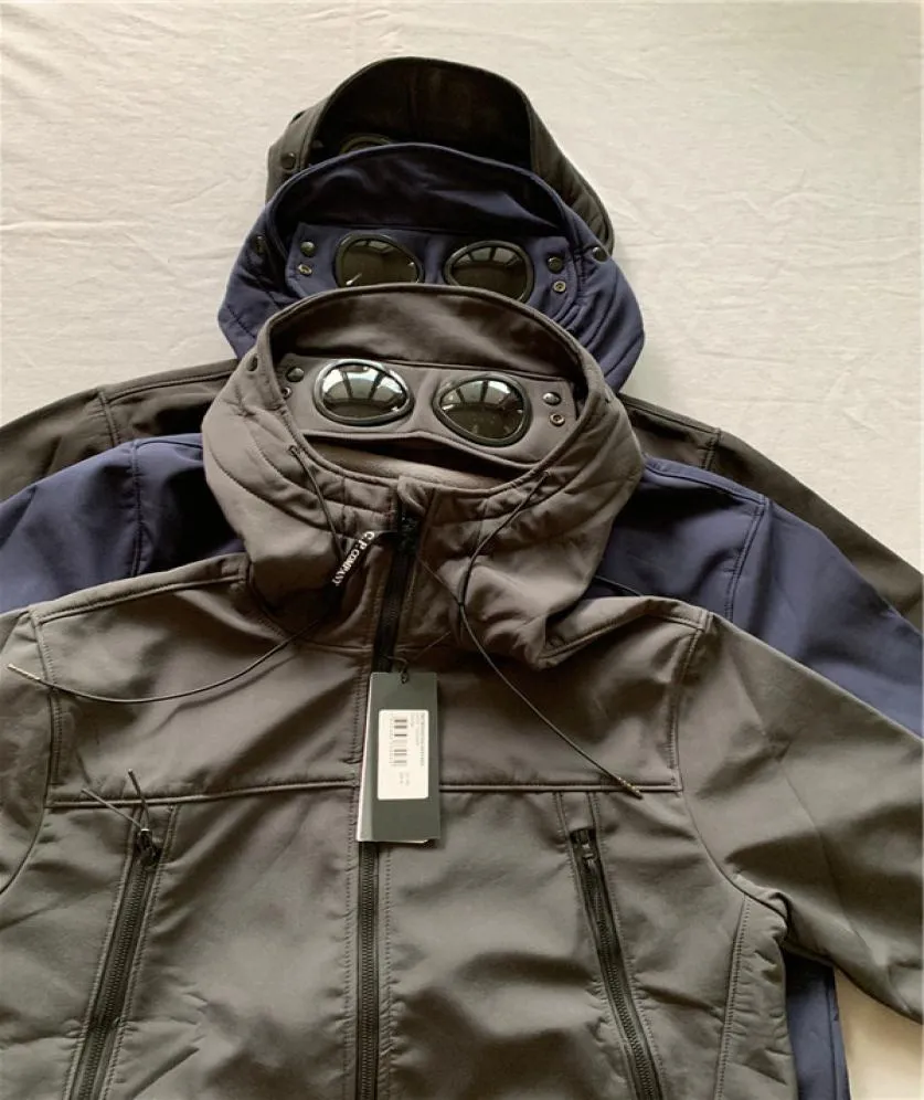 Wysokiej jakości kurtka CP Męska marka płaszcza Zipper Windbreaker Company Projektant Kurtka Goggle Hood Kurtka z kapturem streetwear 20047777770