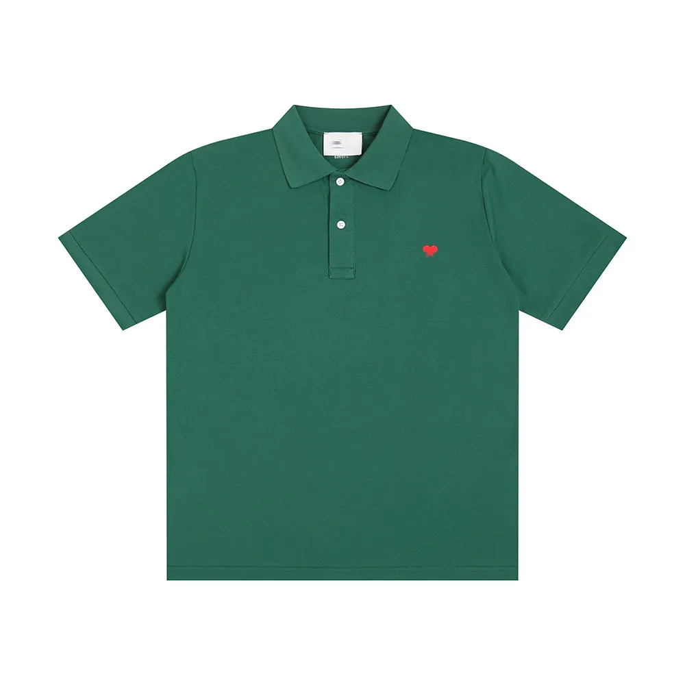 Polos pour hommes, t-shirt classique de style parisien, polo brodé Little Love