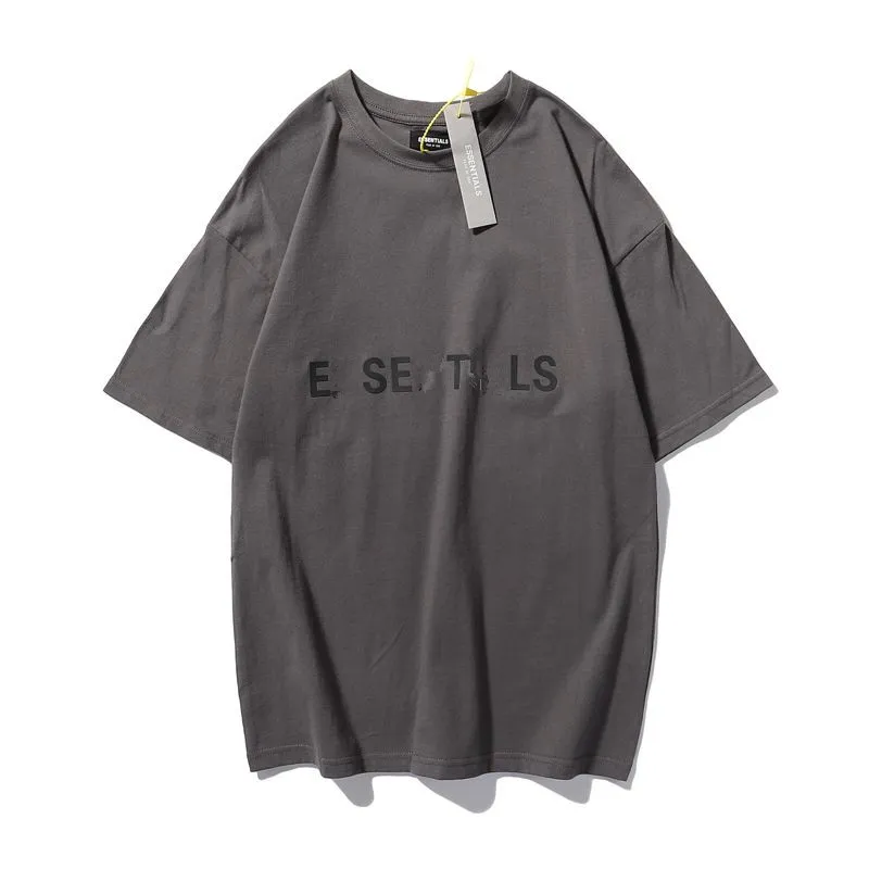 Kadınlar% 100 Pamuk Avrupa ve Amerika T-Shirt SS Tasarımcı Erkekler Tasarımcısı Yaz Kısa Kollu Lüks Mektup Ekip Boyun T-Shirt Unisex