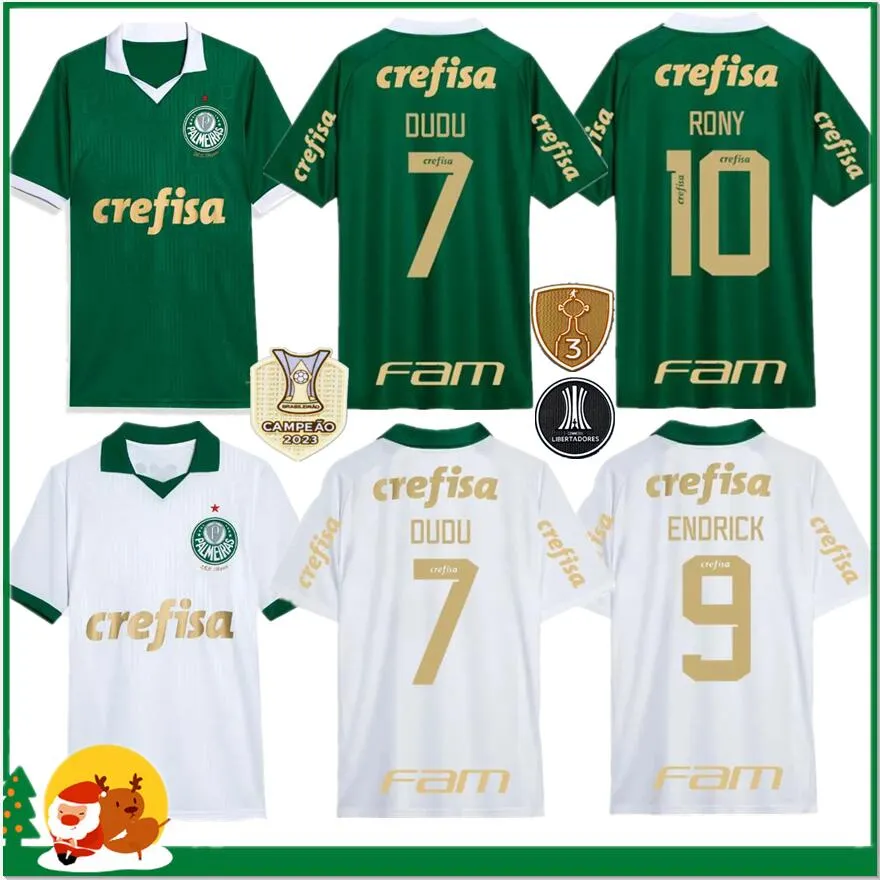 23 24 Palmeiras voetbaltruien 2023 2024 Dudu Rony Wesley Luan M.Merentiel G.Gomez Danilo Murilo Piquerez Endrick voetbalhemd 75e Men / Kids Kit / Women