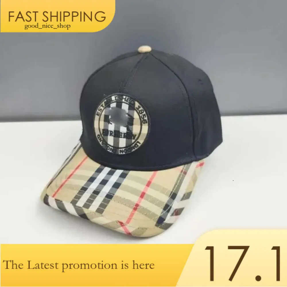 Mode Nieuwe Designer Hoed Klassieke Plaid Baseball Cap voor Mannen Vrouwen High End Luxe Cap Retro Plaid Letter Zonnehoed Emmer Hoed 91