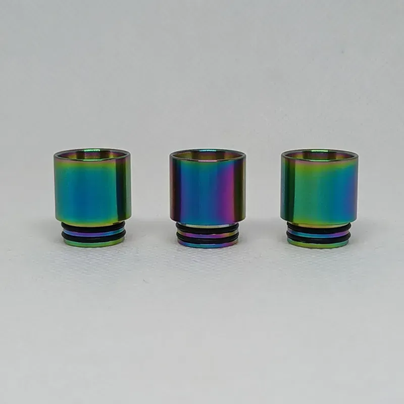 810 SS Rainbow Drip Tips Stainless Steel Dripper Tip For TFV8 TFV12 Big Baby Candy Package