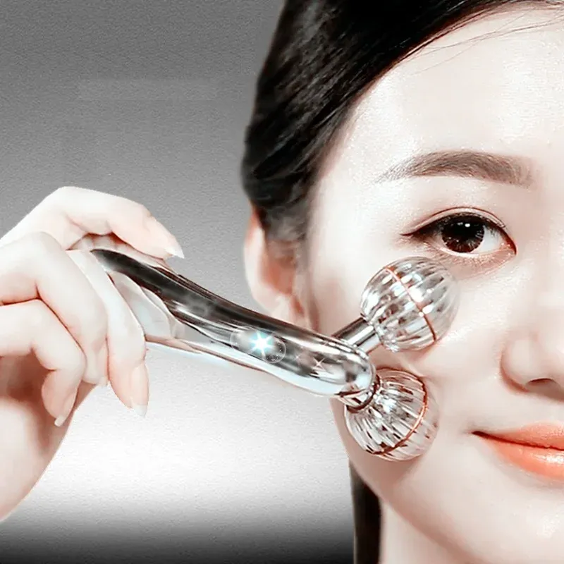 Japanese Microcurrent Beauty Instrument Hine Face Massage Roller With