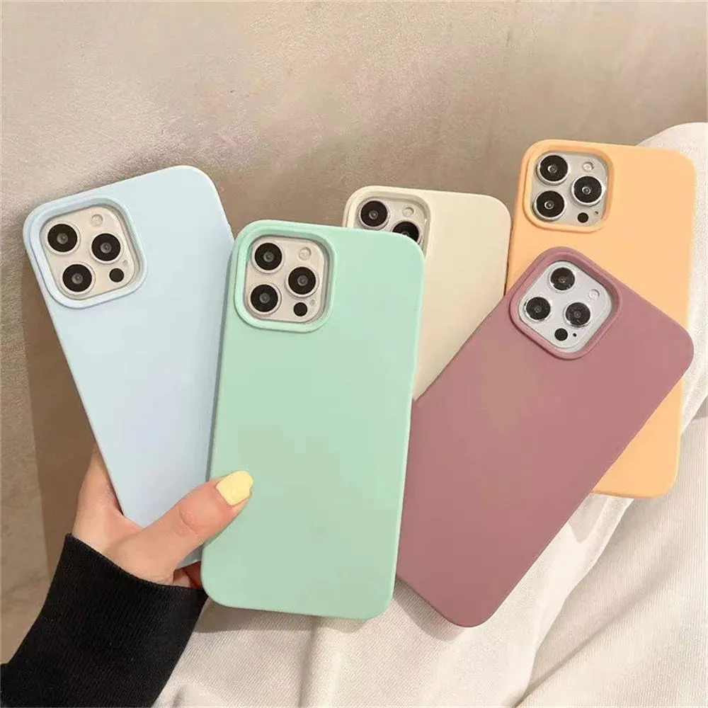 Custodia Silcione ufficiale classica per iPhone 15 Plus 14 13 12 11 Pro Max Cover in silicone liquido Candy Color Coque Capa per Apple iPhone Cover protettiva per paraurti posteriore