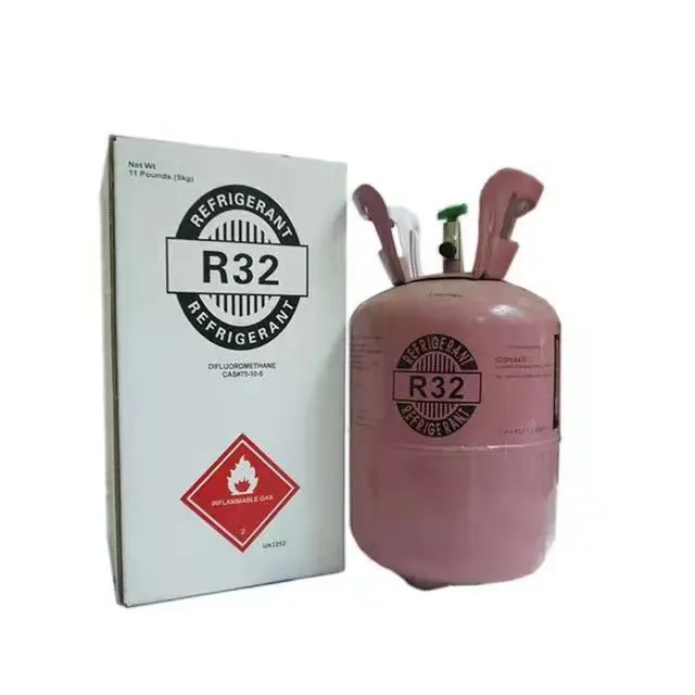 wholesale Stock supply of giant refrigerant R32 air conditioning Freon coolant snow seed net weight 0.022 cubic meters