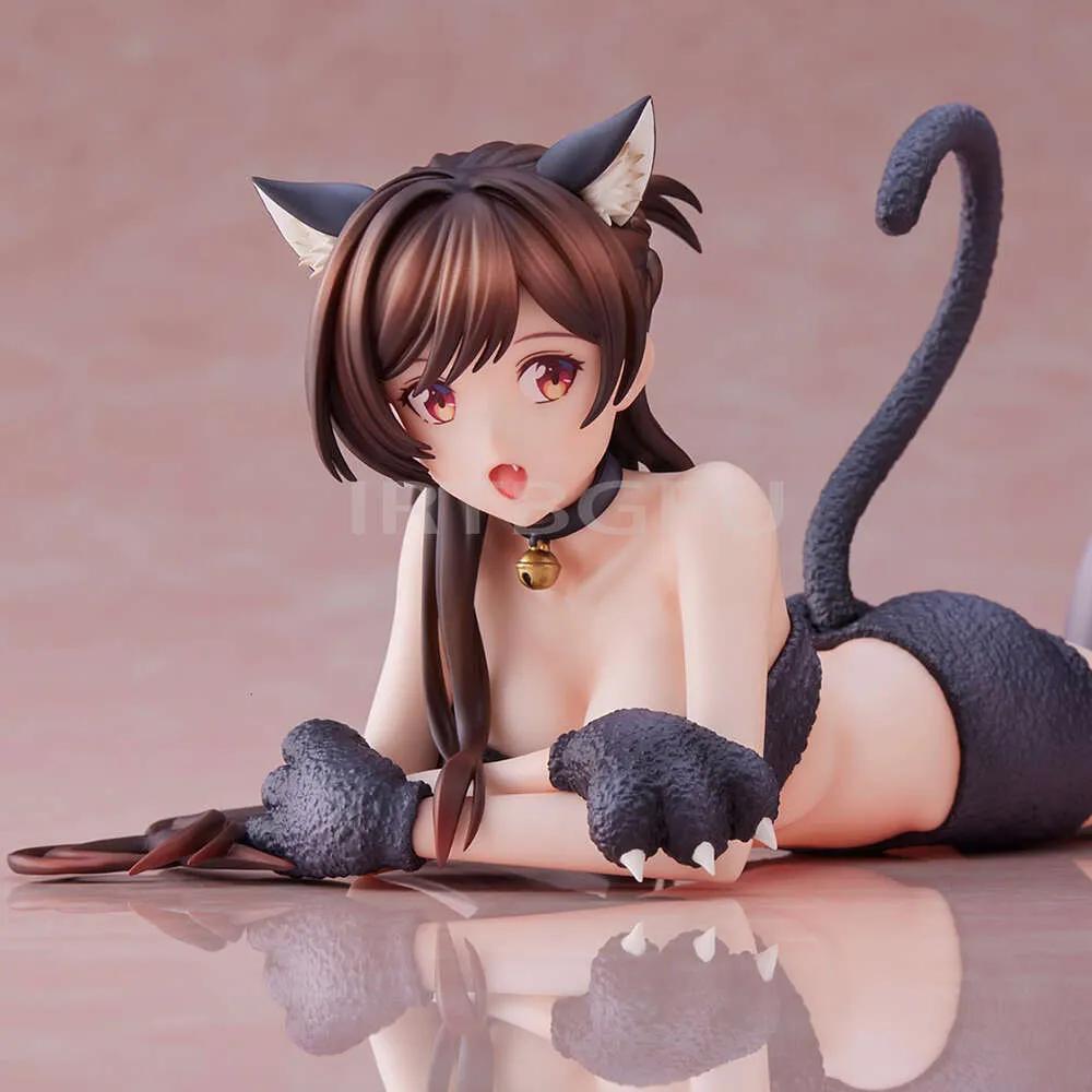 Mei's Figure Anime Guitar Figurine 22 cm Modèle de bureau debout PVC Sculpture Statue Décoration de bureau Objet de collection