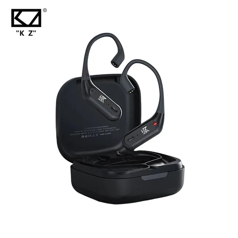 Écouteurs Kz Az09 Pro, mise à niveau des écouteurs sans fil, câble compatible Bluetooth 5.2, crochet d'oreille sans fil, connecteur à broche B/c avec étui de chargement