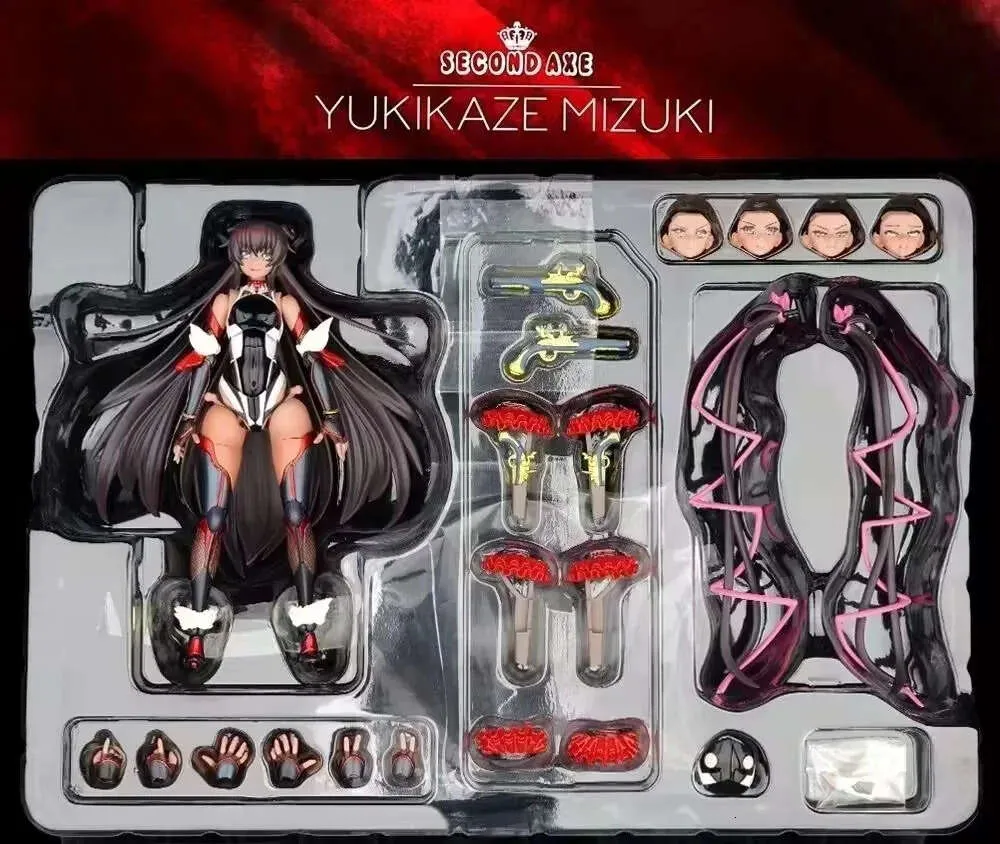 アニメPVCアクションフィギュア Taimin Asagi、Igawa Mizuki、Yukikaze