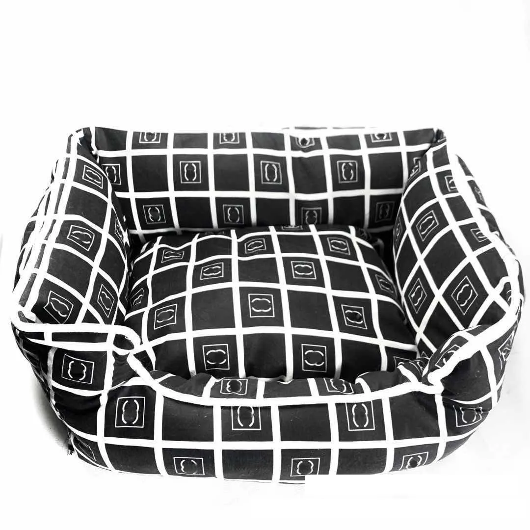 Designer Kennels Designers Dog Nest Classic Coperte da letto con lettere Cat Nest Square Nest Coperta di grandi dimensioni