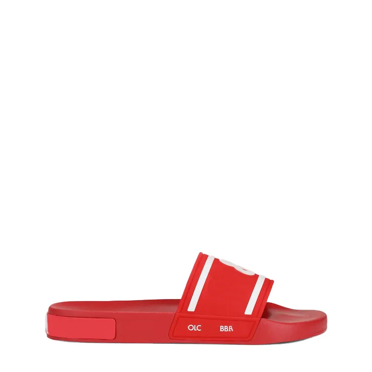 Luxury Designer Rubber Sandal Fashion Slide Letter New Slipper Mens PVC Sole Thick Mule Women's Slipper Quality Men Summer Pool Sunny Beach Wea Slides Shoes Storlek 35-42