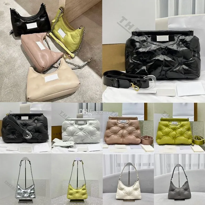 Nieuwe Glam Slam tas gewatteerd nummerpatroon zacht leer wolken kussen tas clutch bags bakken hobo schouder crossbody tassen rugzak Lu1760