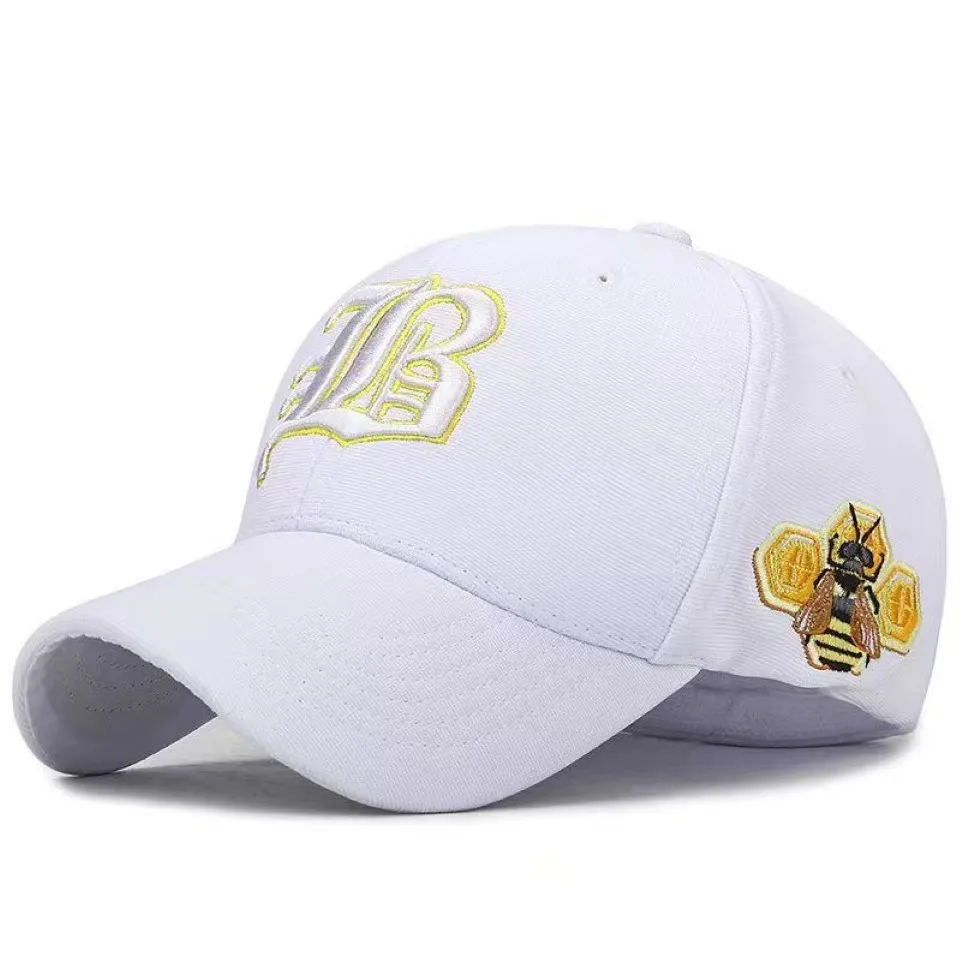 Baseball Cap Outdoor Sports Sun Visor Hat Sweat-Absorbering Breattable Elastic Brodery Alphabet Elements tillgängliga för båda män A2608