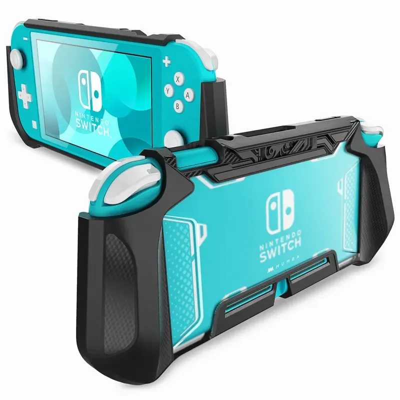 Fälle Mumba Grip Case für Nintendo Switch Lite Blade TPU Protective Tragbare Deckungsfallkasse kompatibel mit Switch Lite Console (2019)
