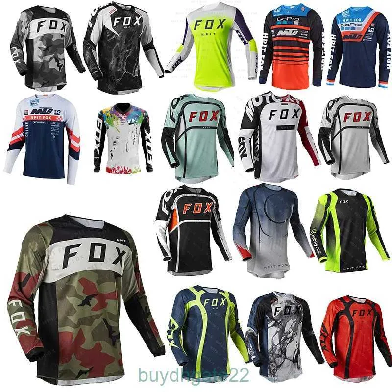 Men's T-shirts Motocross Jersey Mtb Downhill Jeresy Cycling Mountain Bike Dh Maillot Ciclismo Hombre Quick Dry Hpit Fox NZUK