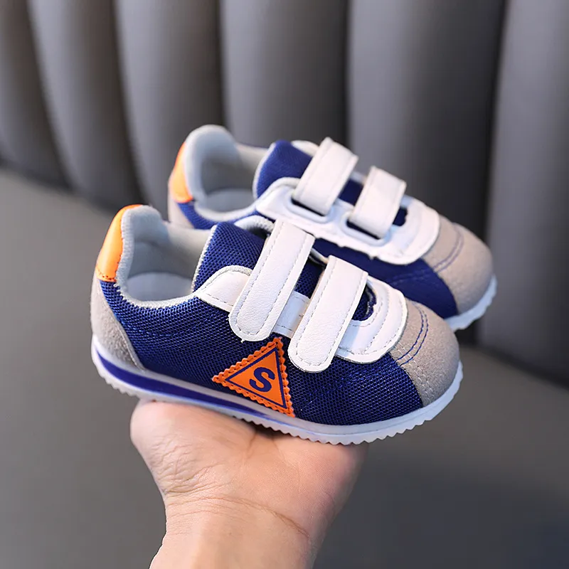 Kids Toddler Tennis Shoes Breathable Spring Boys Girls Infant Baby Anti-slip Shoes Soft Bottom Casual Sneakers Outdoor Children Fashion Comfort Walking Shoes