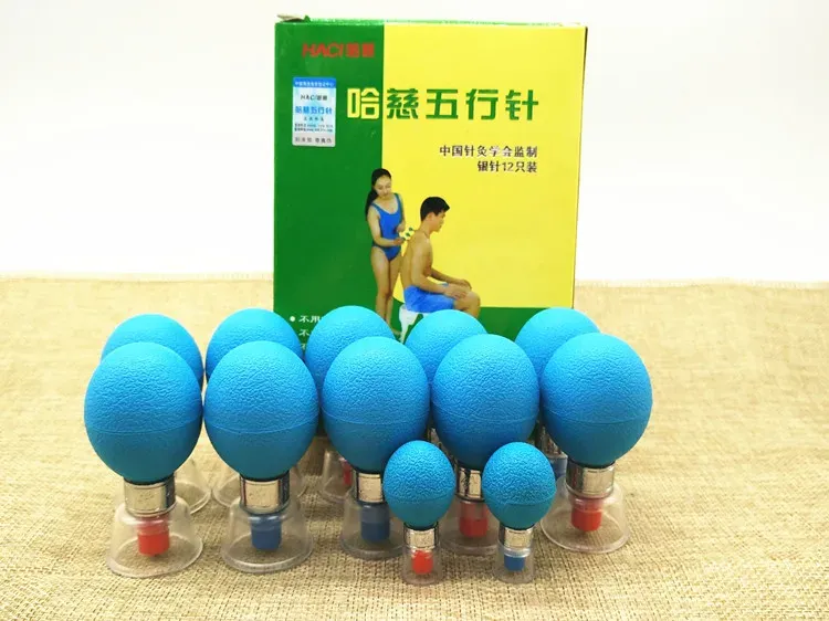 製品12 sier家庭用真空HACI磁気療法指圧吸引カップTCM鍼およびmoxibustion cuppingセットヘルスケア