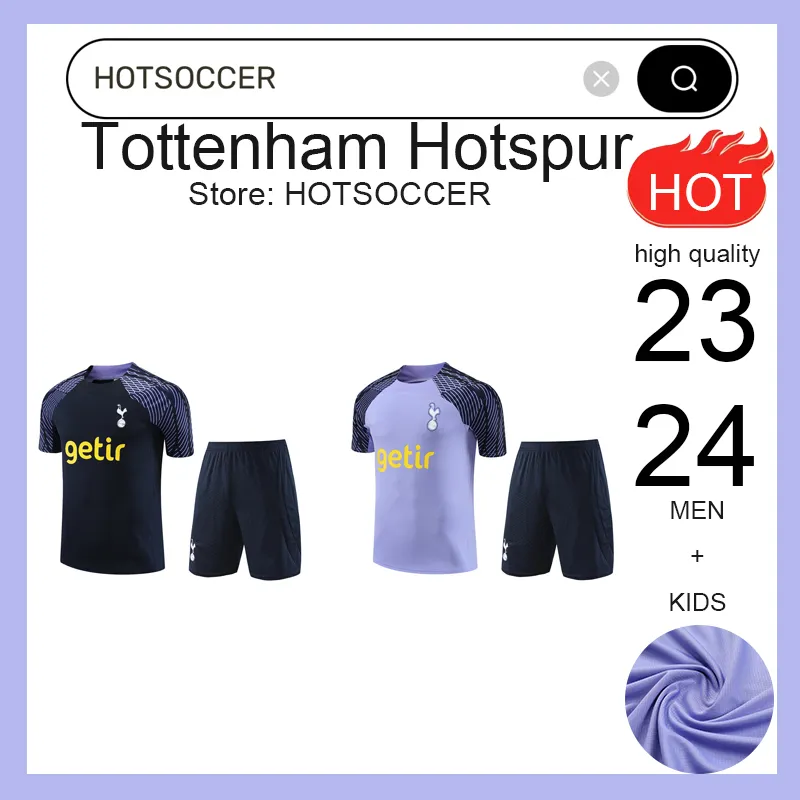 2023 2024 Hot Spurs Survêtement de football SET 23/24 TOTTENHAM Veste de football KANE à manches longues Chandal futbol survetement adulte et enfant AA