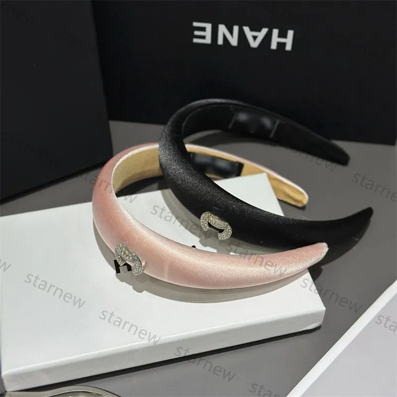 Brand New Luxury Designer Fashionable Charm Candy Color Women's Letter Printed Hair Accessories High Quality Cotton Headbands Wholesale Multi color Options