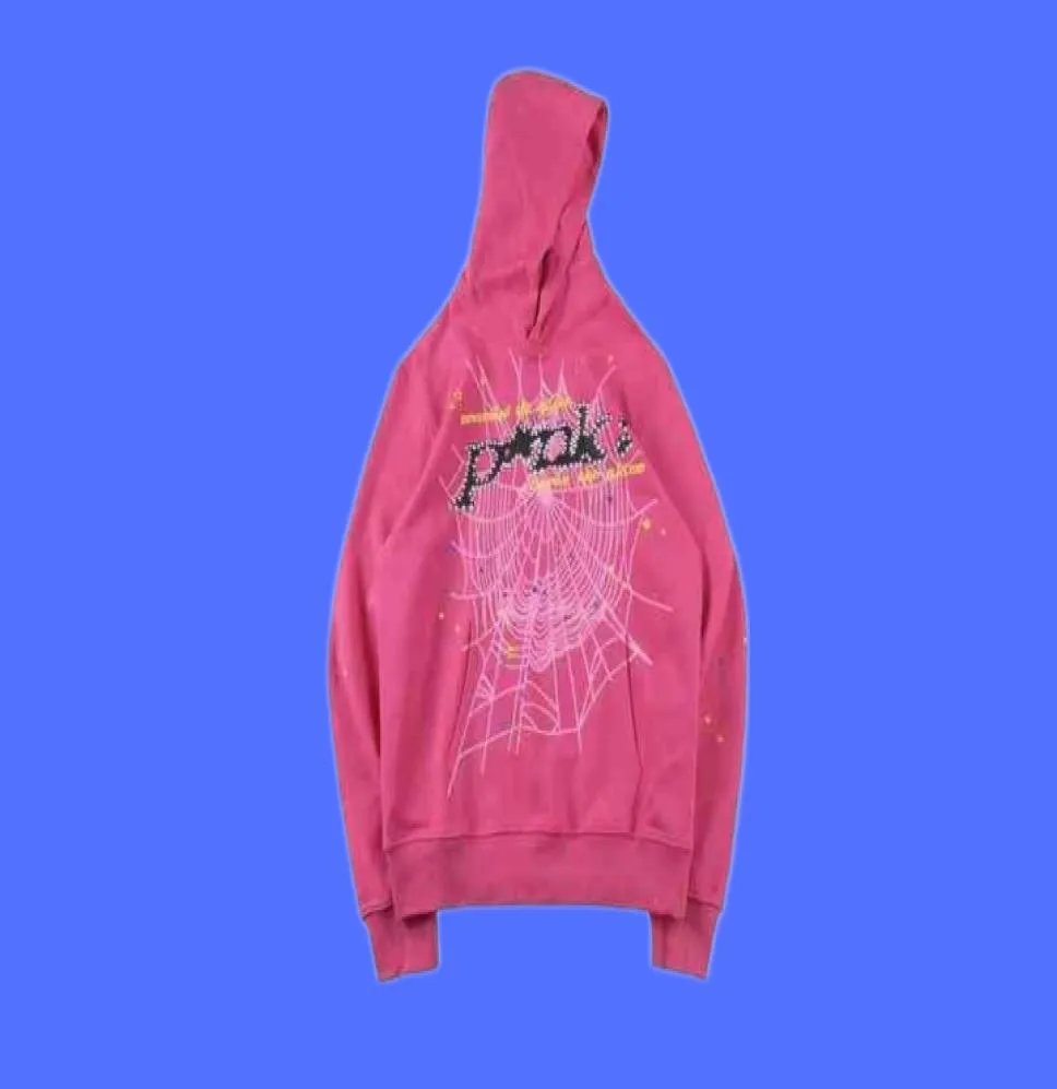 TXIS 222SSデザイナースパイダー555フーディープルオーバーピンクSP5DER YOUNG THUG HOODIESシニアクラシックレジャーマルチカラー冬の男性4534266