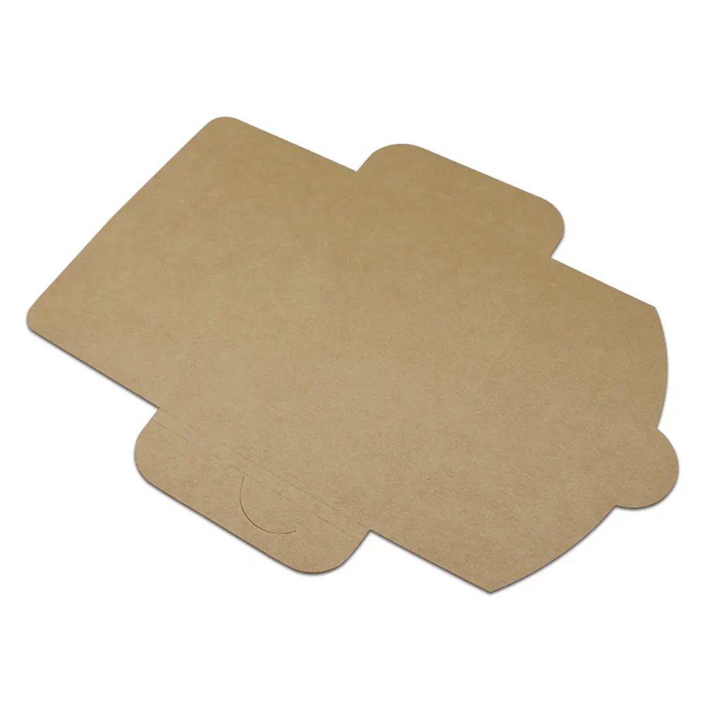 6 Sizes Brown Kraft Paper Postcard Packaging Boxes Papercard Picture Storage Box Envelope Greeting Card Foldable Carton Packing Boxes