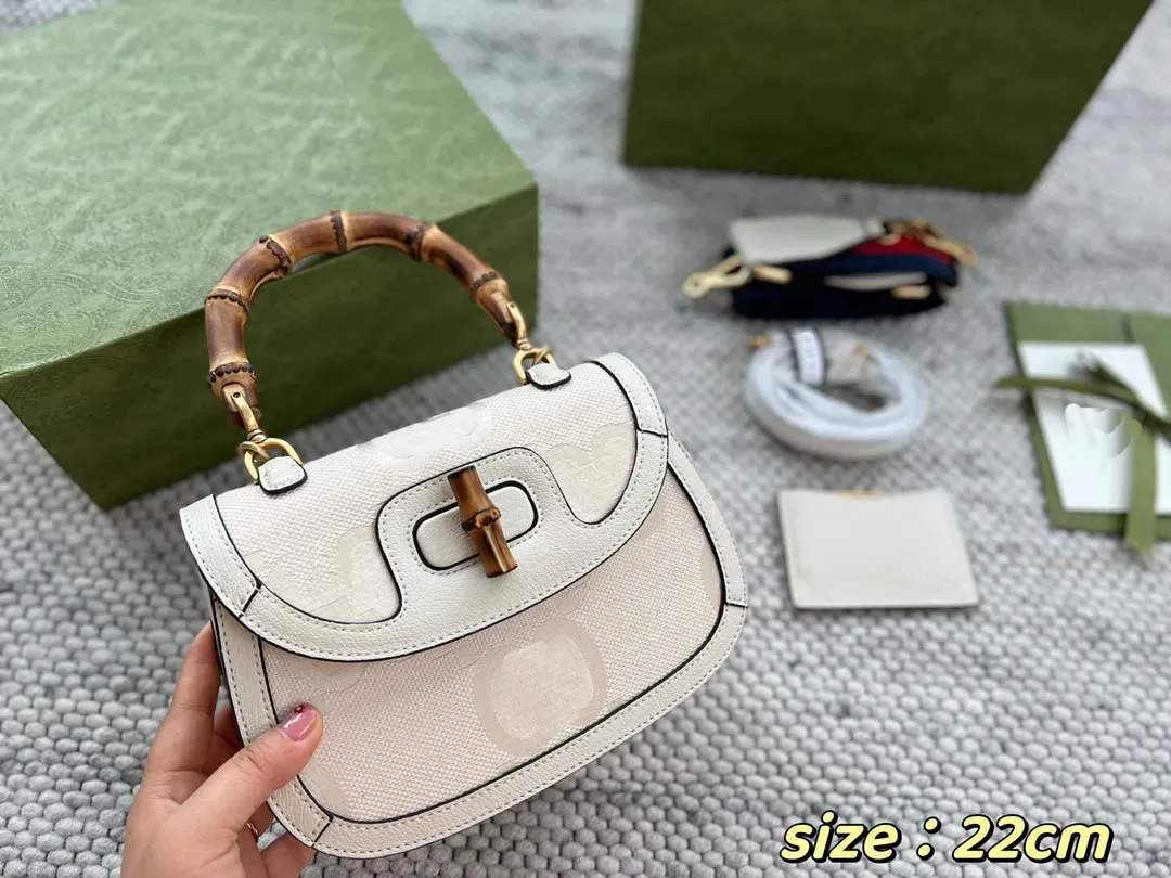 Hot 7a Luksusowe kobiety torebki z bambusowymi torbami vintage TOTES MAŁA TOP TORBY LADY TOPOLATY TOTE 2023 NOWOŚĆ Crossbody Crossbody