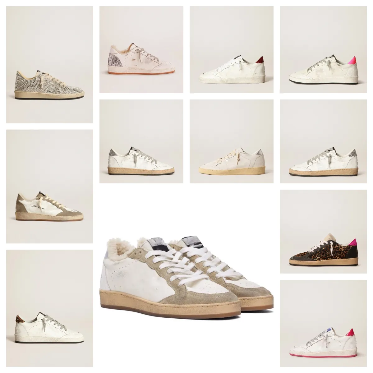 TOP sneakers en casual designerschoenen gans dames platform plat groot formaat platte heren trainers loafers ball-star vintage super-star outdoorschoenen 2024 maat 35-46