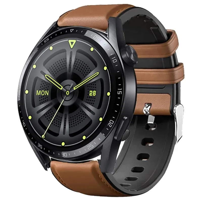 För klockor Telefon GT3 Men Android iOS Bluetooth Ring Smartwatch 2022 Smart Watch för iPhone Xiaomi Huawei