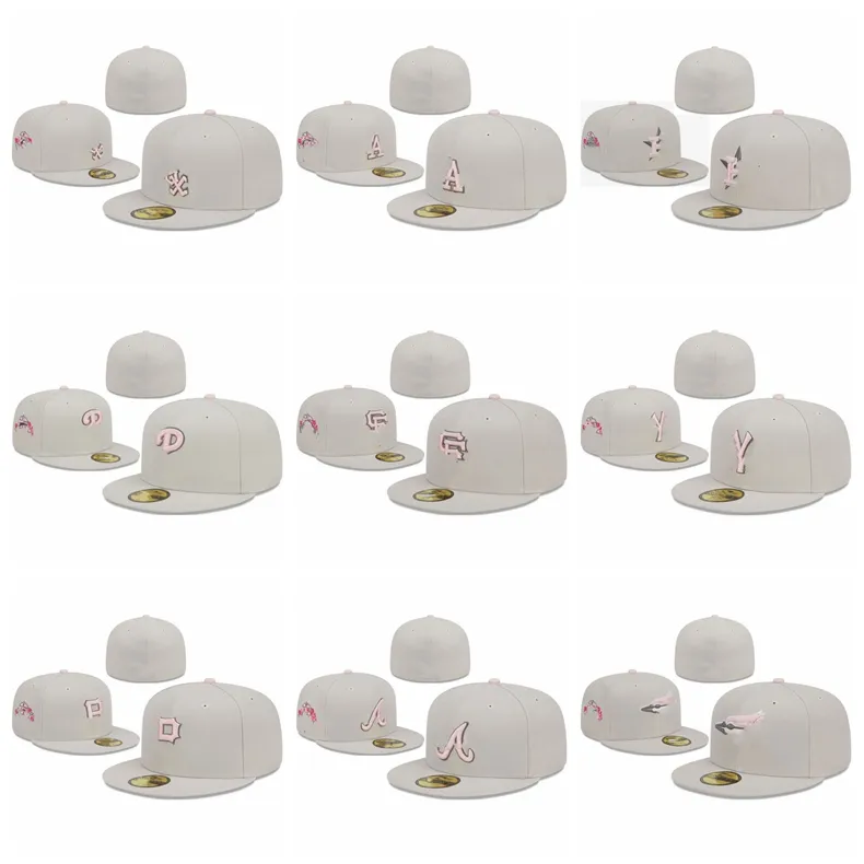 Chapéus ajustados Snapbacks chapéu branco ajustável bonés de baskball todos os times moda hip hop chapéus para homens gorros fechados planos boné esportivo tamanho 7-8