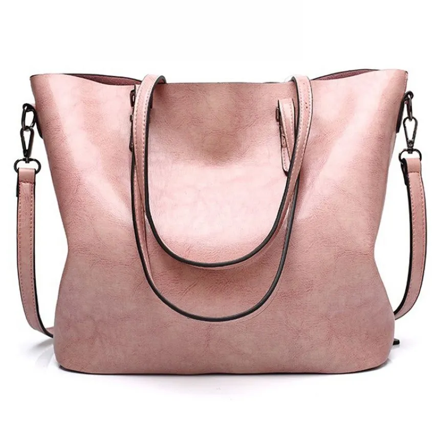 HBP Women Totes Bag Bags Porkes Leather Counter Course أكياس كبيرة سعة كبيرة للحفاظ على حقيبة اليد الوردي اللون 246L