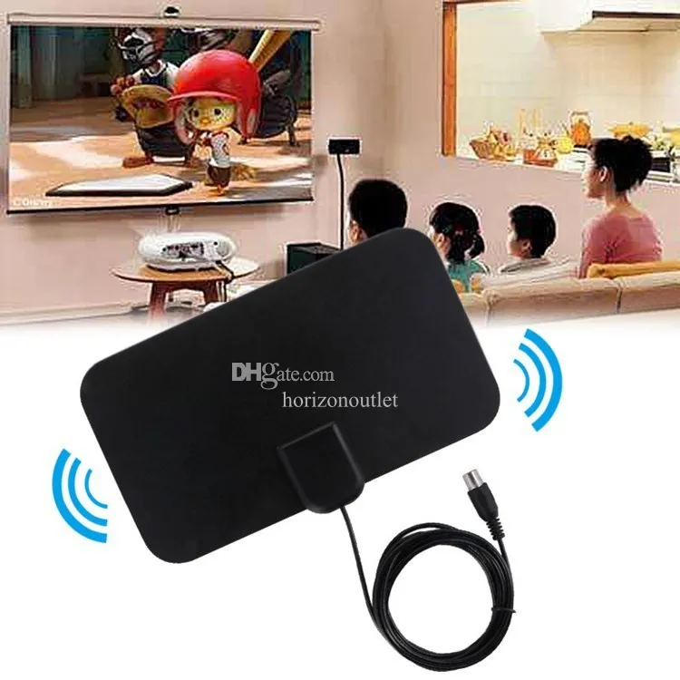 Indoor Free Digital TV Antenna HD 1080P TV Antena TV Radius Aerial Surf HD Fox VHF UHF DVB-T2 Analog Interior Antennas Amplifier New