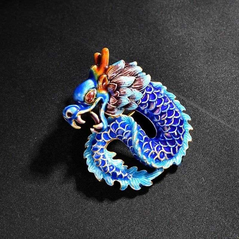 Bijoux 925 broche en argent chine vide Sukhothai cloisonné rétro broche haute qualité pull chaîne bricolage accessoires en gros