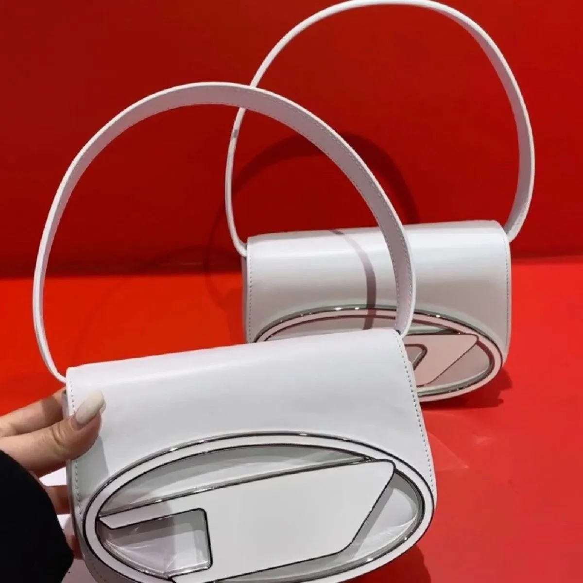 Designer Bag DIESEEL Women's Handbag Shoulder Bags Luxury leather semi-circle clamshell Saddle Bag Handheld Crossbody underarm bag from versatile fashion brand