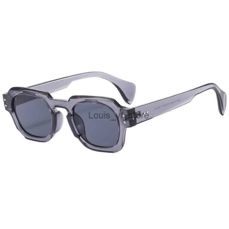 Occhiali da sole Fashion Square Donna Luxury Brand Occhiali da sole Retro Designer Uomo Trend Nero Grigio Occhiali da sole Shades UV400 H24223