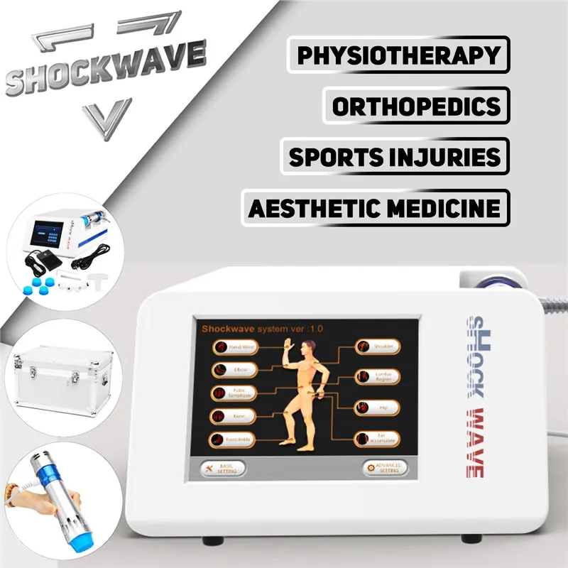 전문적인 초점 충격파 요법 기타 미용 장비 ESWT 발기 혐오 ed ed acoustic shock wave 물리 장비 통증 제거