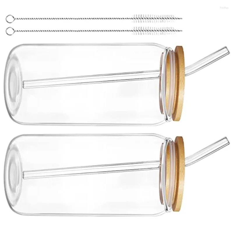 Wine Glasses 2 Sets Party Water Cup Covered Coffee Iced Portable Beverage Stainless Steel For