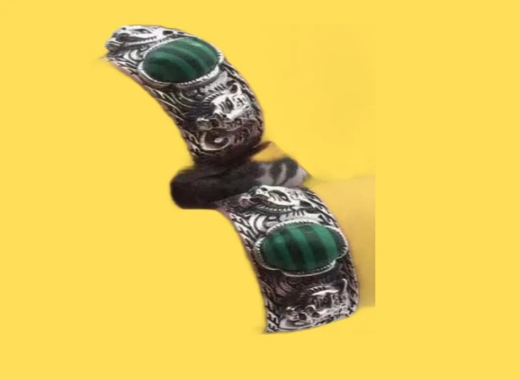 925 серебряное кольцо G с двойной головой тигра men039s ретро кольцо персонализированный рельефный модный подарок9065001