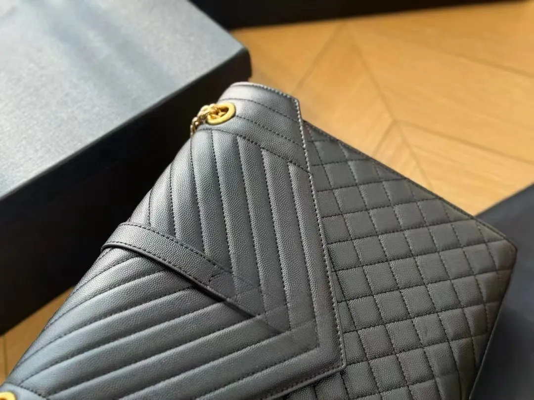 Projektant luksusowy crossbody aysls torba projektantka damska portfel czarny pakiet koperty torebki złoty łańcuch torebka klasyczna klapa designerska torba na ramię