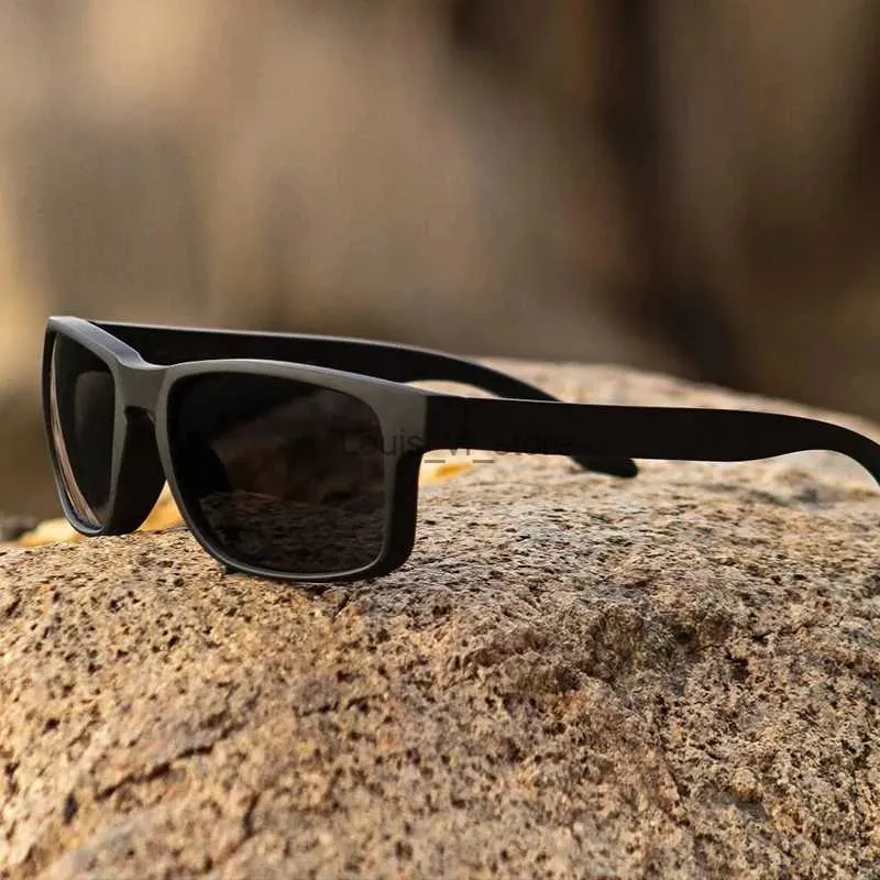 Güneş gözlükleri klasik siyah kare polarize güneş gözlüğü erkek kadın moda spor güneş gözlükleri erkek şık açık sürüş balıkçılık tonları h24223