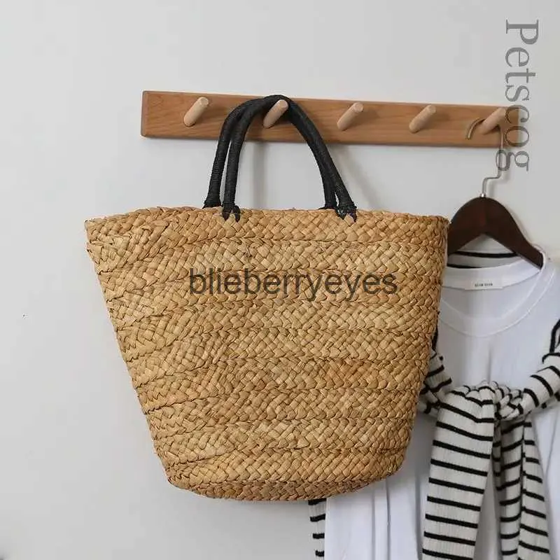 Totes Evening Bags Summer Straw Beach Tote Bags 2023 New Bohemian Woven Clutch Pack Large Capacity Hand-weave Vacation Travel Handbags Shoulder BagH24223