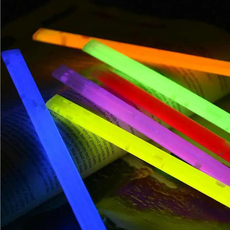 15*200mm Multi Color Glow Fluorescence Light Sticks Bracelet Necklace Light Neon Xmas Party Flashing Toy ZA3975