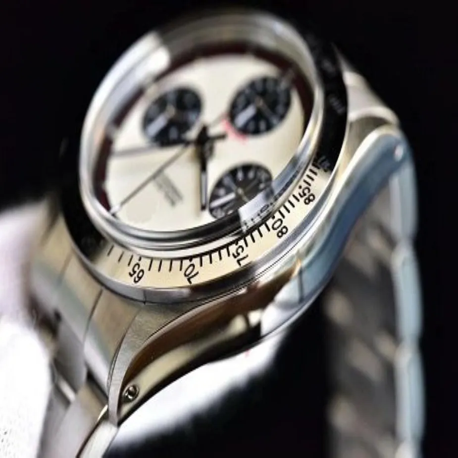 37mm manuell handlindande Paulnewmen Watch armbandsur rostfritt stål klockor vintage klocksamling st19 rörelse350g