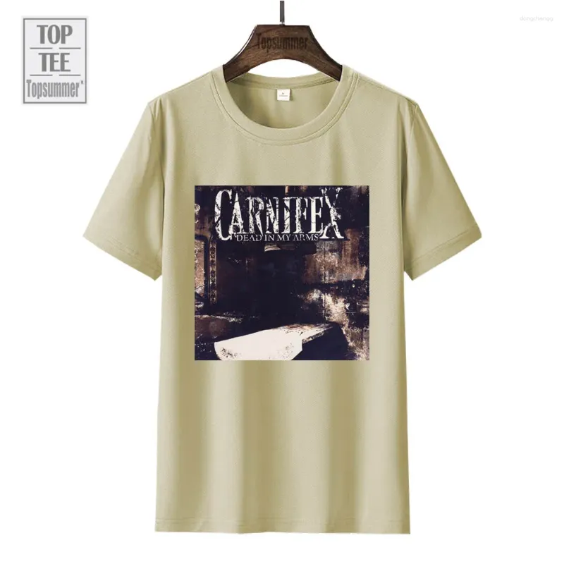 Mens T Shirts Dead In My Arms T-Shirt Carnifex Tour Shirt WomenS Streetwear Graphic Print