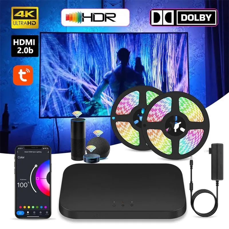 Zestaw podświetlenia telewizji synchronizacji do urządzenia HDMI 2.0 Dynamiczny Dream Kolor TV TV Zestaw LED Strip Zestaw