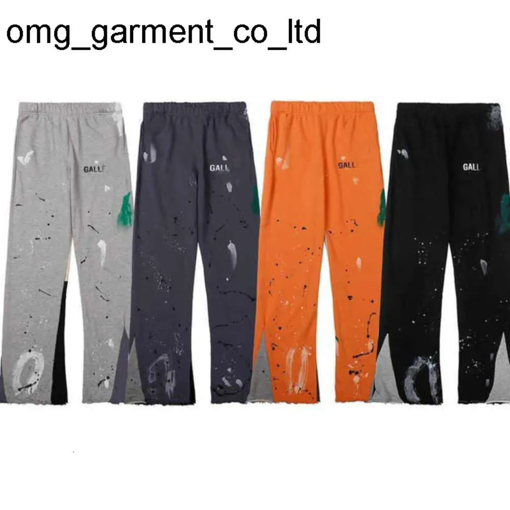 New 24ss Mens Sweatpants Dept Designer Gall Depts ery Sports Pants Letter Jeans Hand Painted Ink Stitched Women Drawstring Guard pants